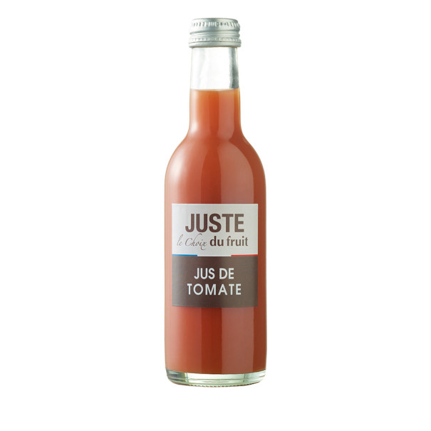 JUSTE LE CHOIX DU FRUIT - JUS DE TOMATE BOUTEILLE VERRE 250ML X12