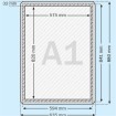 STOP-TROTTOIR FORMAT A1 H.780 x L.490 MM
