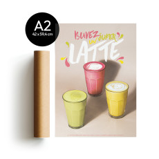PLV - POSTER SUPER LATTE A2 x1 PLV - POSTER SUPER LATTE A2 x1