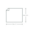 VEGWARE - FEUILLE BURGER PAPIER BLANC INGRAISSABLE 26x33CM x960