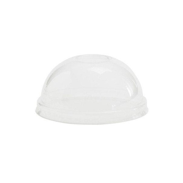 VEGWARE - COUVERCLE DOME PLA COMPOSTABLE POT SOUPE/GLACE 6-10OZ Ø90MM x50