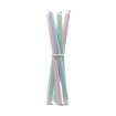 PAILLE BUBBLE TEA BISEAUTEE PAPIER PASTEL EMBALLAGE INDIVIDUEL Ø12 L.260 MM x200