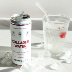 HUMBLE - EAU PETILLANTE COLLAGENE FRAMBOISE GINGEMBRE CANETTE ALU 330ML x24