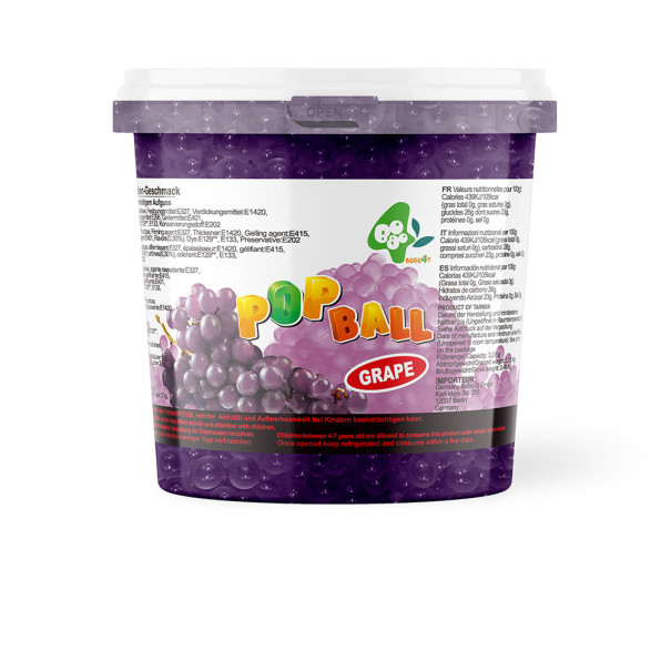 BOBOQ - BOBA RAISIN GRAPE SEAU 3.2KG BOBOQ - BOBA RAISIN GRAPE SEAU 3.2KG