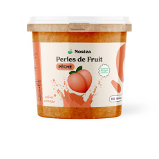 NOSTEA - PERLES DE FRUIT SAVEUR PÊCHE SEAU COLORANTS NATURELS 3.2KG
