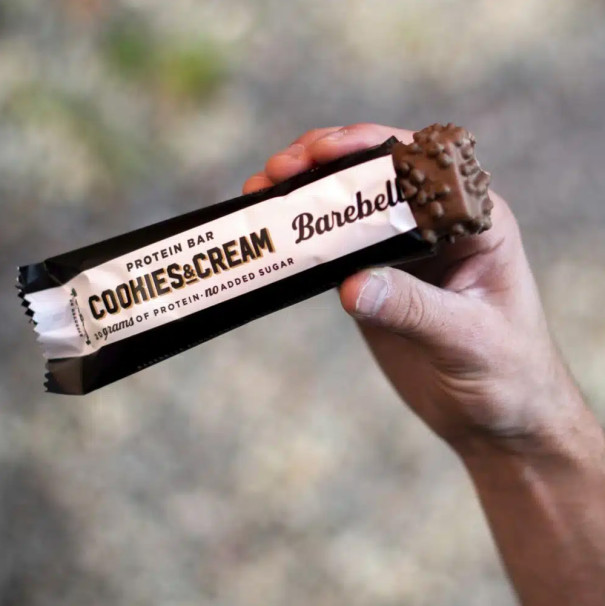 BAREBELLS - PROTEIN BARRES COOKIES AND CREAM 54G x12