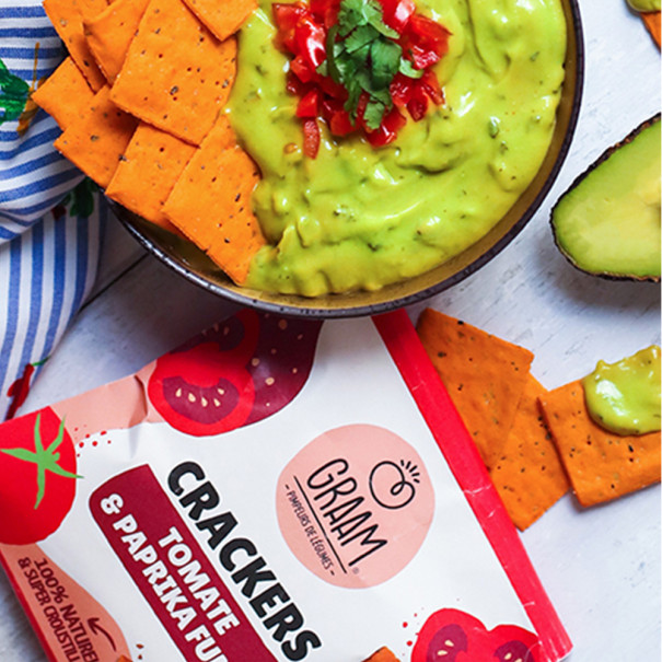 GRAAM - CRACKERS TOMATE PAPRIKA 30G x10 GRAAM - CRACKERS TOMATE PAPRIKA 30G x10