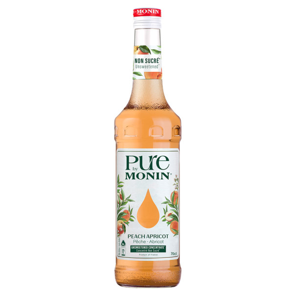 MONIN - PURE PECHE ABRICOT CONCENTRE BOUTEILLE VERRE 700ML
