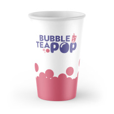 BUBBLE TEA POP - GOBELET CARTON 16OZ-450/480ML Ø90MM x50 BUBBLE TEA POP - GOBELET CARTON 16OZ-450/480ML Ø90MM x50