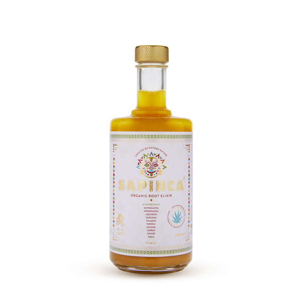 SAPINCA - ROOT ELIXIR GINGEMBRE ET EPICES BOUTEILLE VERRE 495ML BIO