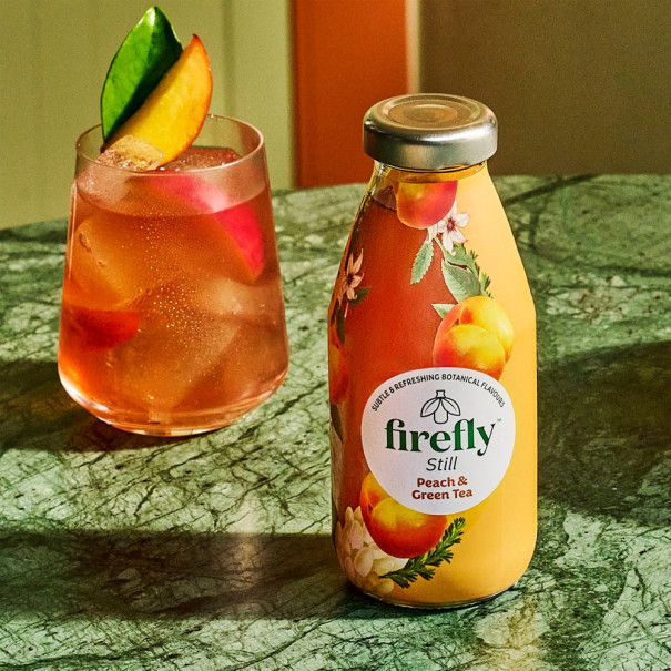 FIREFLY - BOTANICAL DRINKS PECHE THE VERT 330ML x12
