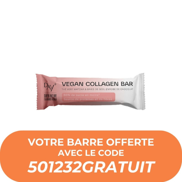 SUPERNATURE - DAY+ BARRE 35G CHOCOLAT COLLAGENE VEGAN ECHANTILLON x1