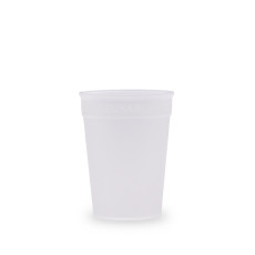 OKOCUP - GOBELET REUTILISABLE EN PP TRANSPARENT 11OZ-320ML Ø80MM x1