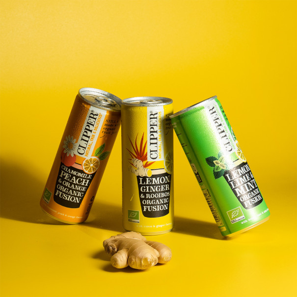 CLIPPER - INFUSION GLACEE CITRON GINGEMBRE ROOIBOS CANETTE 250ML x12 BIO CLIPPER - INFUSION GLACEE CITRON GINGEMBRE ROOIBOS CANETTE 250ML x12 BIO