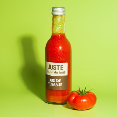 JUSTE LE CHOIX DU FRUIT - JUS DE TOMATE BOUTEILLE VERRE 250ML X12