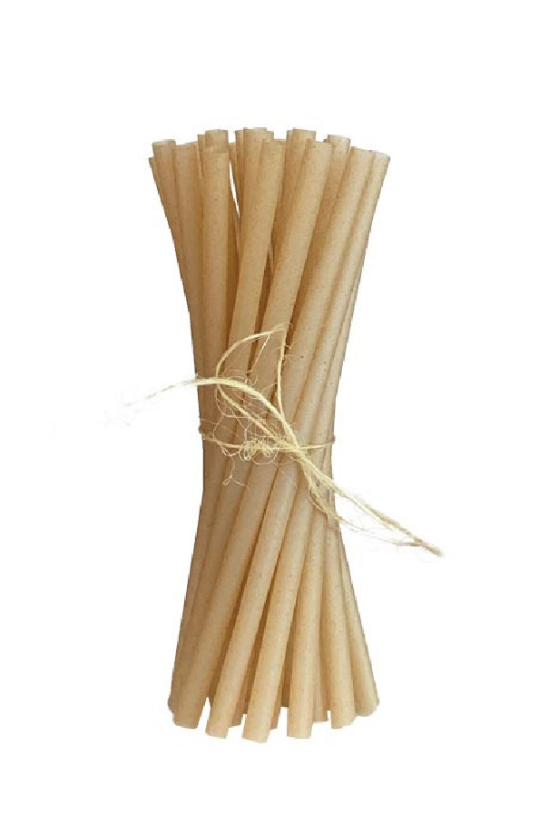 PAILLE EN CANNE A SUCRE Ø6MM L.210 MM x500