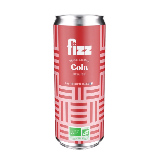 FIZZ - COLA CANETTE ALU 330ML x12 BIO
