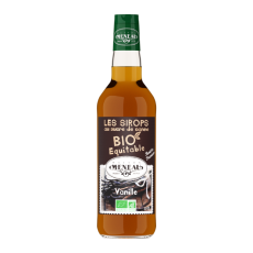 sirop vanille bouteille verre