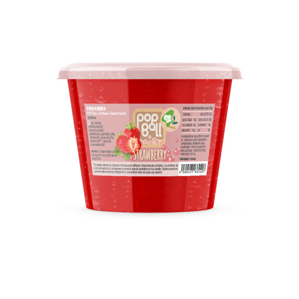 BOBOQ - BOBA FRAISE COLORANT NATUREL SEAU 950G