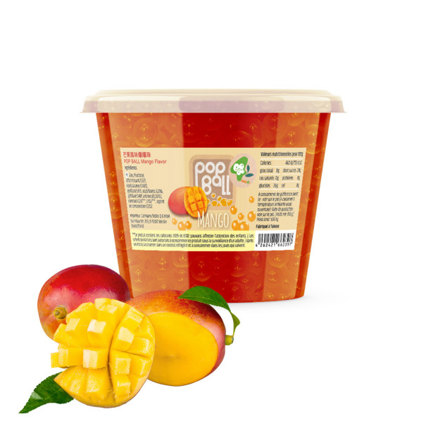 BOBOQ - BOBA MANGUE COLORANT NATUREL SEAU 950G