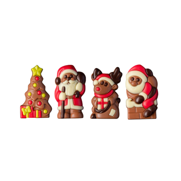 CHOC-O-LAIT - 4 SETS DE 6 BATONNETS CHOCOLAT CHRISTMAS 43G