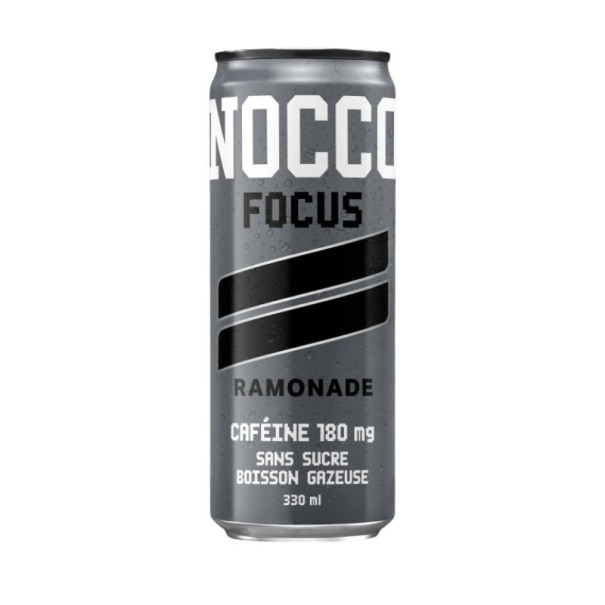 Nocco - Boisson fonctionnelles focus ramonade canette 330ml x24