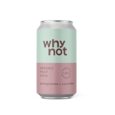 Why Not - Soda craft grenade concombre canette 330ml x12 bio