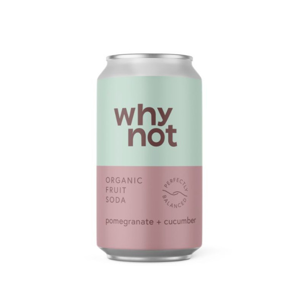 Why Not - Soda craft grenade concombre canette 330ml x12 bio