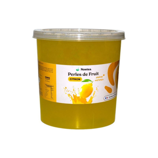 Nostea - Perles de fruit citron jaune seau 3.2kg