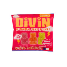 Tinybird - Bonbons divins acidulés multifruits végétal sans sucres sachet 50g x10