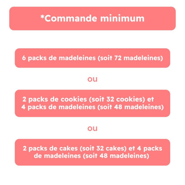 La Fabrique à cookies - Madeleine noisette coque chocolat au lait 60g x12 La Fabrique à cookies - Madeleine noisette coque chocolat au lait 60g x12