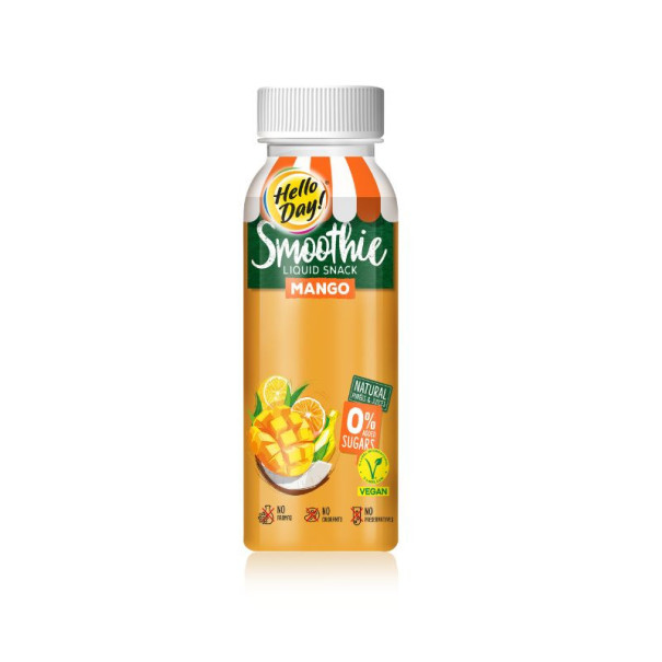 Hello Day - Smoothie ? la mangue bouteille 250ml x12