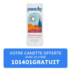 PUNCHY - SODA BLOOD ORANGE BITTERS CARDAMOM CANETTE 250ML x1