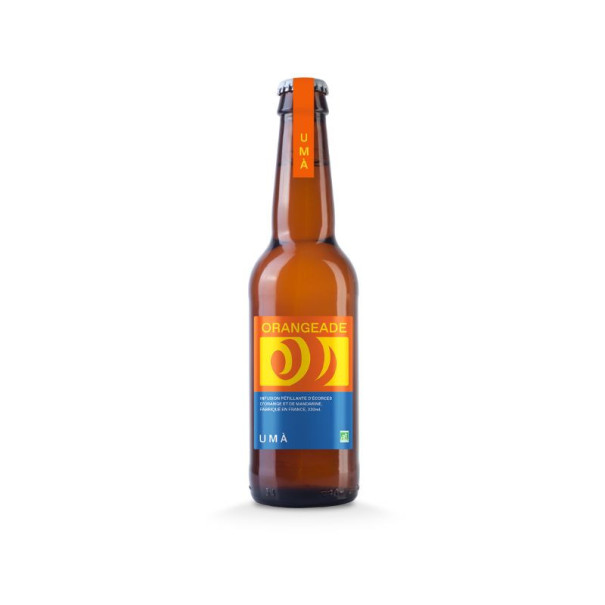 Uma - Orangeade bouteille verre 330ml x12 Bio