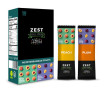 Zest Delites - Barres de fruit prune et pêche x10