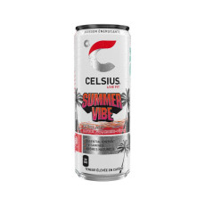Celsius - Boisson énergisante pétillante summer vibe canette alu 355ml x12