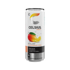 Celsius - Boisson énergisante mangue citron canette alu 335ml x12
