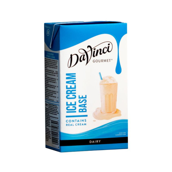 DaVinci Gourmet - Base pour boisson saveur crème glacée vanille 1L x12