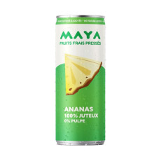 Maya - Jus d'ananas canette 330ml x24 Maya - Jus d'ananas canette 330ml x24