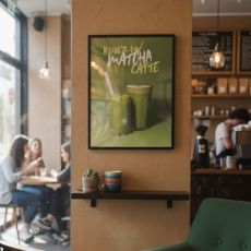 PLV - POSTER MATCHA LATTE A2 x1 PLV - POSTER MATCHA LATTE A2 x1