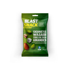 Blast Snack - Mix graines cacahuètes wasabi amandes cubes de coco 35g x15
