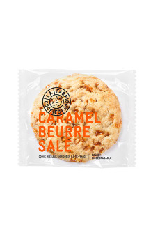 LA FABRIQUE COOKIES - COOKIES CARAMEL BEURRE SALE EMBALLAGE INDIVIDUEL