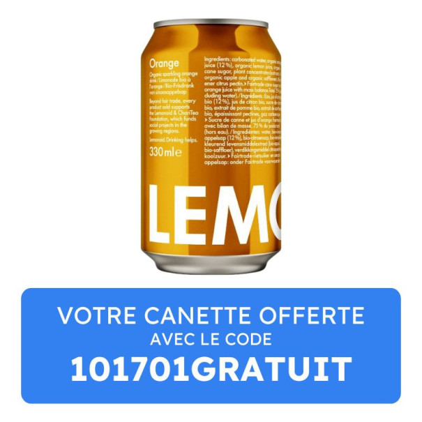 Lemonaid - Orange canette 330ml x1 bio