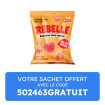 Rebelle - Bonbons cœurs pêche sans sucres vegan 50g x12