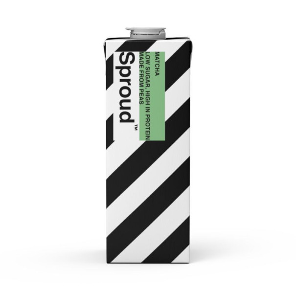 Sproud - Boisson végétale pois matcha brique 1L x6