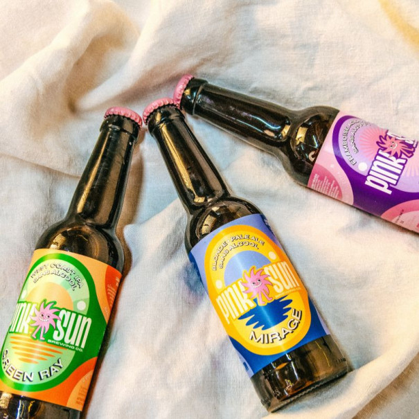 Pink Sun -Solstice sour framboise bière sans alcool 330ml x12