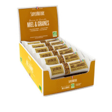 SUPERNATURE - BARRE GRANOLA MIEL PRESENTOIR 20x35G BIO