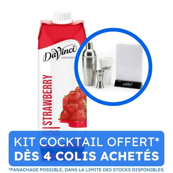 DAVINCI GOURMET - SMOOTHIE FRAISE BRIQUE 1L