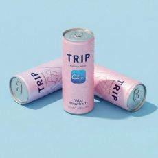 Trip - Eau pétillante fraises des bois mindfull blend canette 330ml x12
