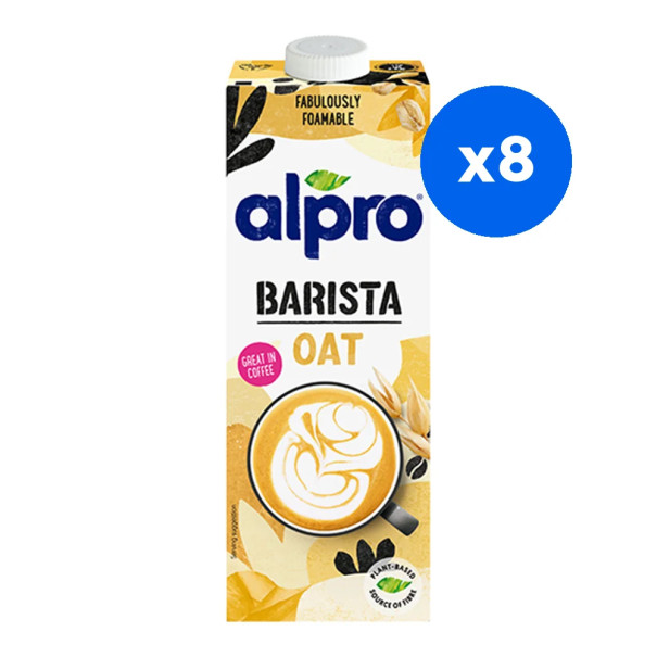 ALPRO BARISTA - BOISSON VEGETALE AVOINE BRIQUE 1L x8